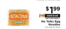 ShopRite No Yolks Egg Noodles offer