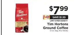 ShopRite Tim Hortons Ground Coffee offer