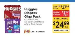 ShopRite Huggies Diapers Giga Pack offer