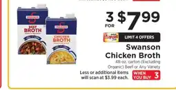 ShopRite Swanson Chicken Broth offer