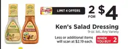 ShopRite Ken's Salad Dressing offer