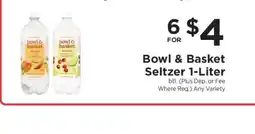 ShopRite Bowl & Basket Seltzer 1-Liter offer