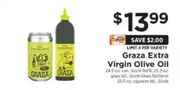 ShopRite Graza Extra Virgin Olive Oil offer