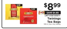 ShopRite Twinings Tea Bags offer