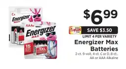 ShopRite Energizer Max Batteries offer