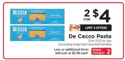ShopRite De Cecco Pasta offer