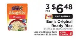 ShopRite Ben's Original Ready Rice offer