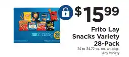 ShopRite Frito Lay Snacks Variety 28-Pack offer