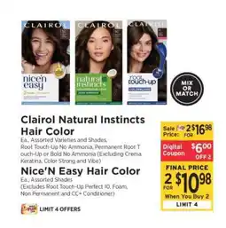 ShopRite Clairol Hair Color offer