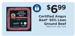 ShopRite Certified Angus Beef 93% Lean Ground Beef offer