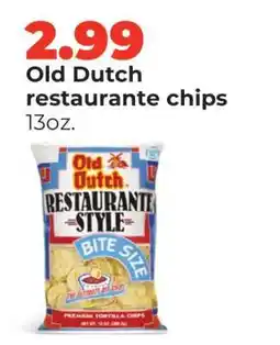 Hy-Vee Old Dutch restaurante chips offer