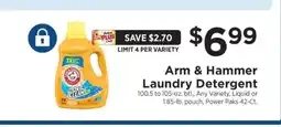 ShopRite Arm & Hammer Laundry Detergent offer