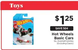 ShopRite Hot Wheels Basic Cars offer