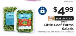 ShopRite Little Leaf Farms Salads offer
