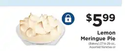ShopRite Lemon Meringue Pie offer