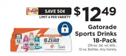 ShopRite Gatorade Sports Drinks 18-Pack offer