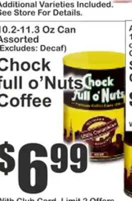 Almonte's Food Dynasty Marketplace Chock full o'Nuts Coffee offer