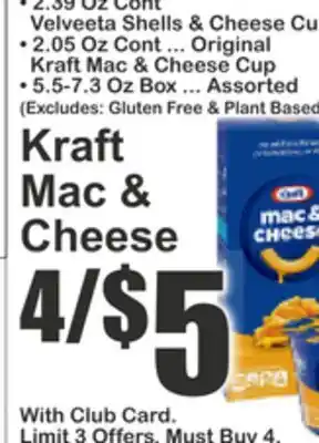 Almonte's Food Dynasty Marketplace Kraft Mac & Cheese offer