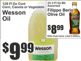 Almonte's Food Dynasty Marketplace Wesson Oil offer