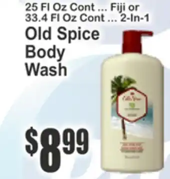 Almonte's Food Dynasty Marketplace Old Spice Body Wash offer