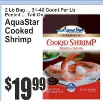 Almonte's Food Dynasty Marketplace AquaStar Cooked Shrimp offer
