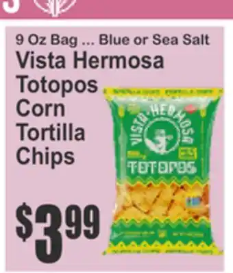 Almonte's Food Dynasty Marketplace Vista Hermosa Totopos Corn Tortilla Chips offer