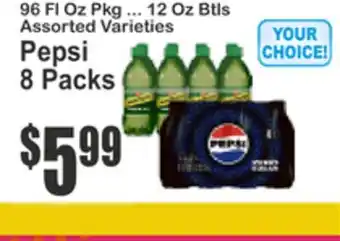 Almonte's Food Dynasty Marketplace Pepsi offer