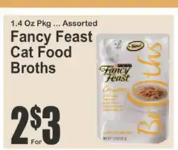 Food Universe Fancy Feast Cat Food Broths offer