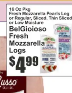 Food Universe BelGioioso Fresh Mozzarella Logs offer