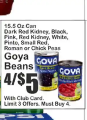 Food Universe Goya Beans offer