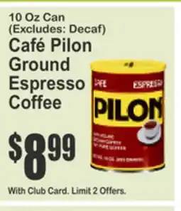 Food Universe Café Pilon Ground Espresso Coffee offer
