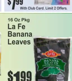 Food Universe 16 Oz Pkg La Fe Banana Leaves offer