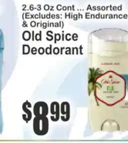 Food Universe Old Spice Deodorant offer