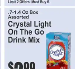 Food Universe Assorted Crystal Light On The Go Drink Mix offer