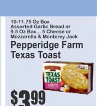 Food Universe Pepperidge Farm Texas Toast offer