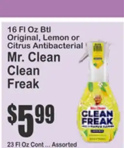 Food Universe 16 Fl Oz Btl Original, Lemon or Citrus Antibacterial Mr. Clean Clean Freak offer