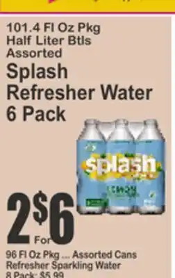 Food Universe Splash Refresher Water offer