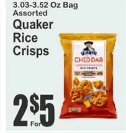 Food Universe Quaker Rice Crisps offer