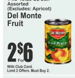 Food Universe Del Monte Fruit offer