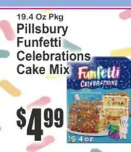Food Universe Pillsbury Funfetti Celebrations Cake Mix offer