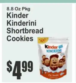 Food Universe Kinder Kinderini Shortbread Cookies offer