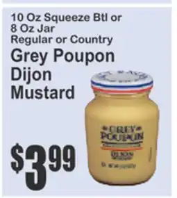 Food Universe Grey Poupon Dijon Mustard offer
