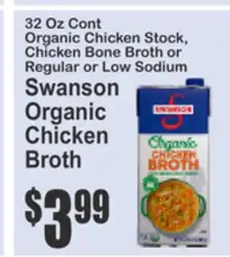 Food Universe Swanson Organic Chicken Broth offer