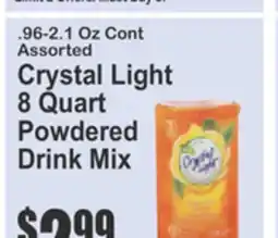 Food Universe 96-2.1 Oz Cont Assorted Crystal Light 8 Quart Powdered Drink Mix offer