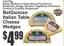 Food Universe BelGioioso Italian Table Cheese Wedges offer