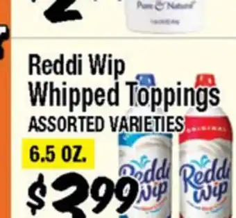 Western Beef Reddi Wip Whipped Toppings offer