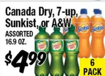 Western Beef Canada Dry, 7-up, Sunkist, or A&W offer