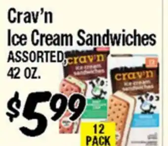 Western Beef Crav'n Ice Cream Sandwiches offer