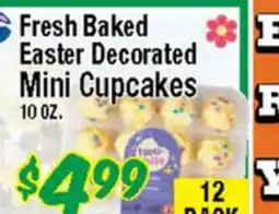 Western Beef Fresh Baked Easter Decorated Mini Cupcakes offer