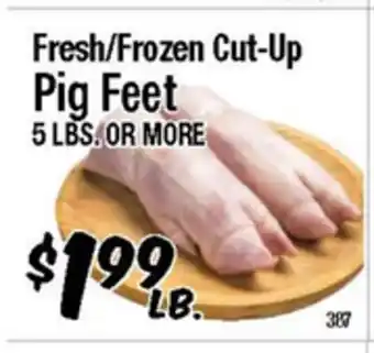Western Beef Fresh/Frozen Cut-Up Pig Feet offer